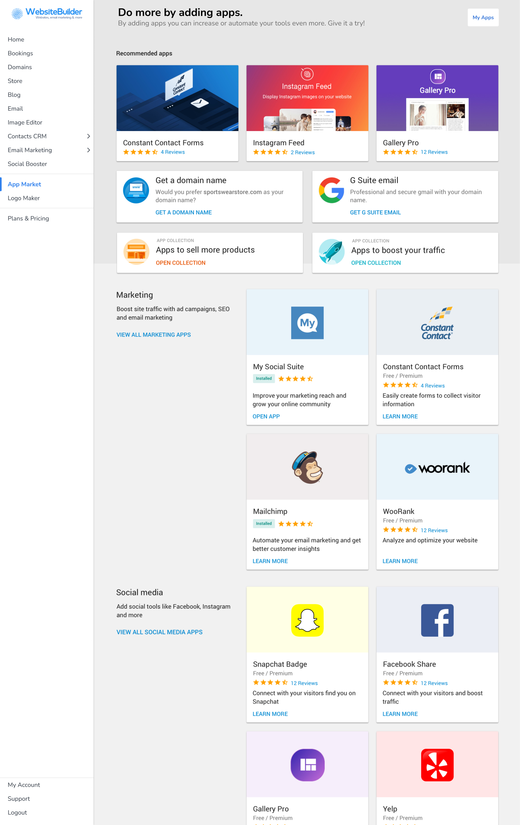 Overview Appmarket