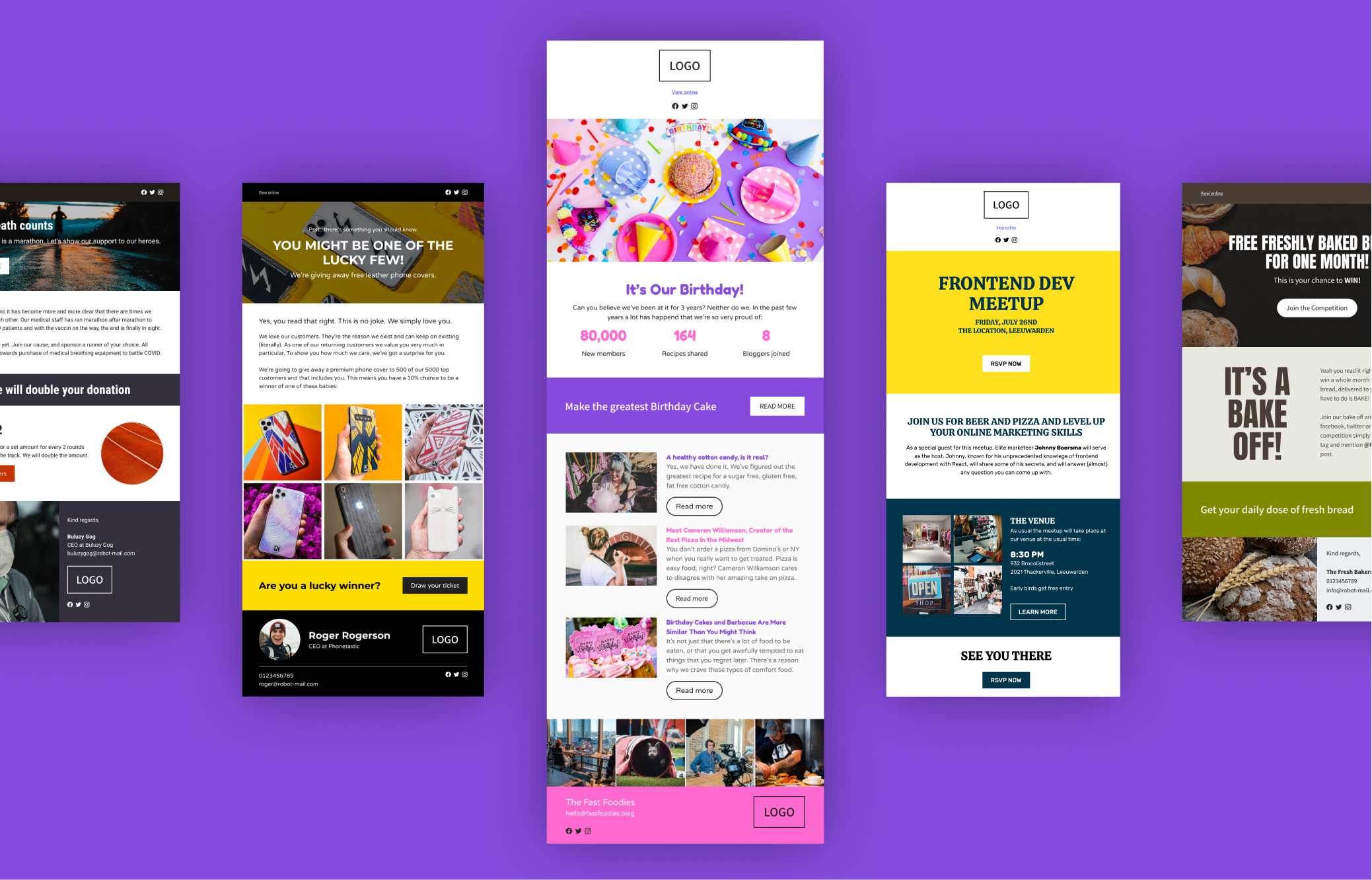 Email templates