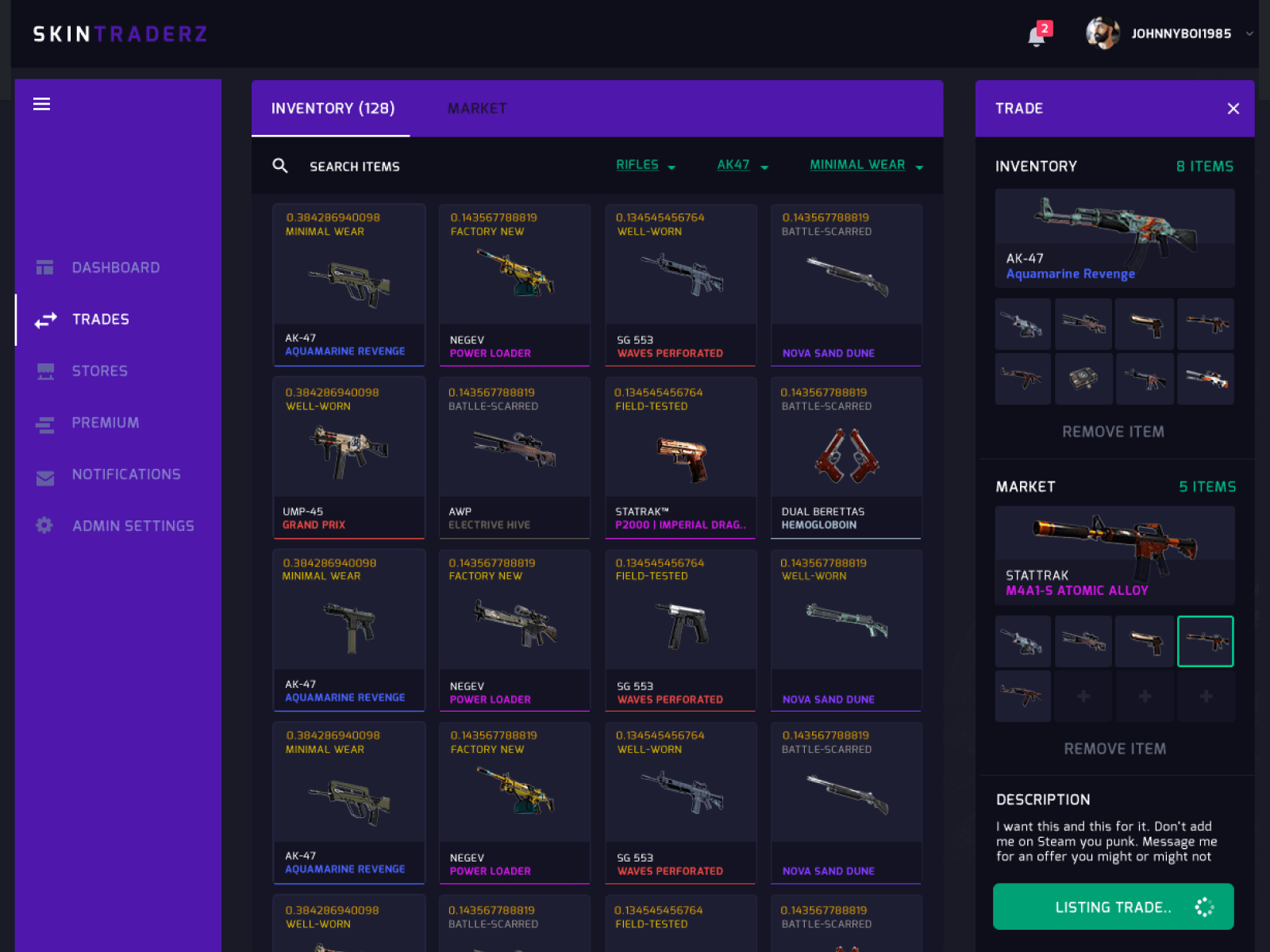 Skintraderz Trades
